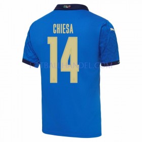 Herre Fotballdrakter Italia Federico Chiesa 14 Hjemme Euro 2020 Kortermet